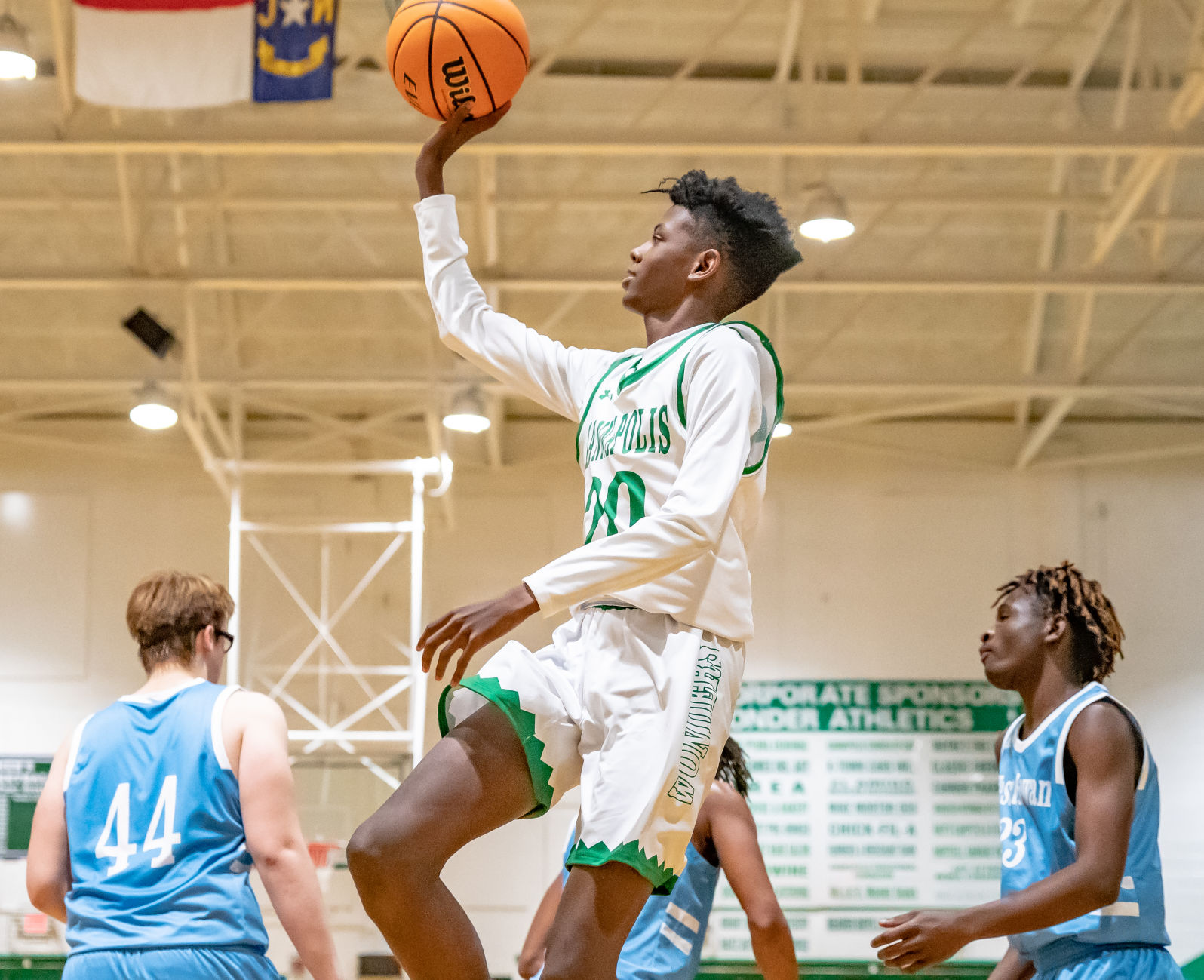 their home basketball game against West Rowan